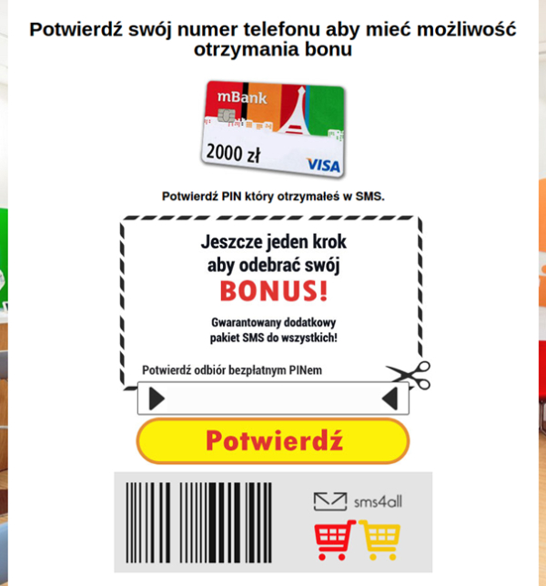 Uwaga na konkursy i bony wyłudzające dane osobowe